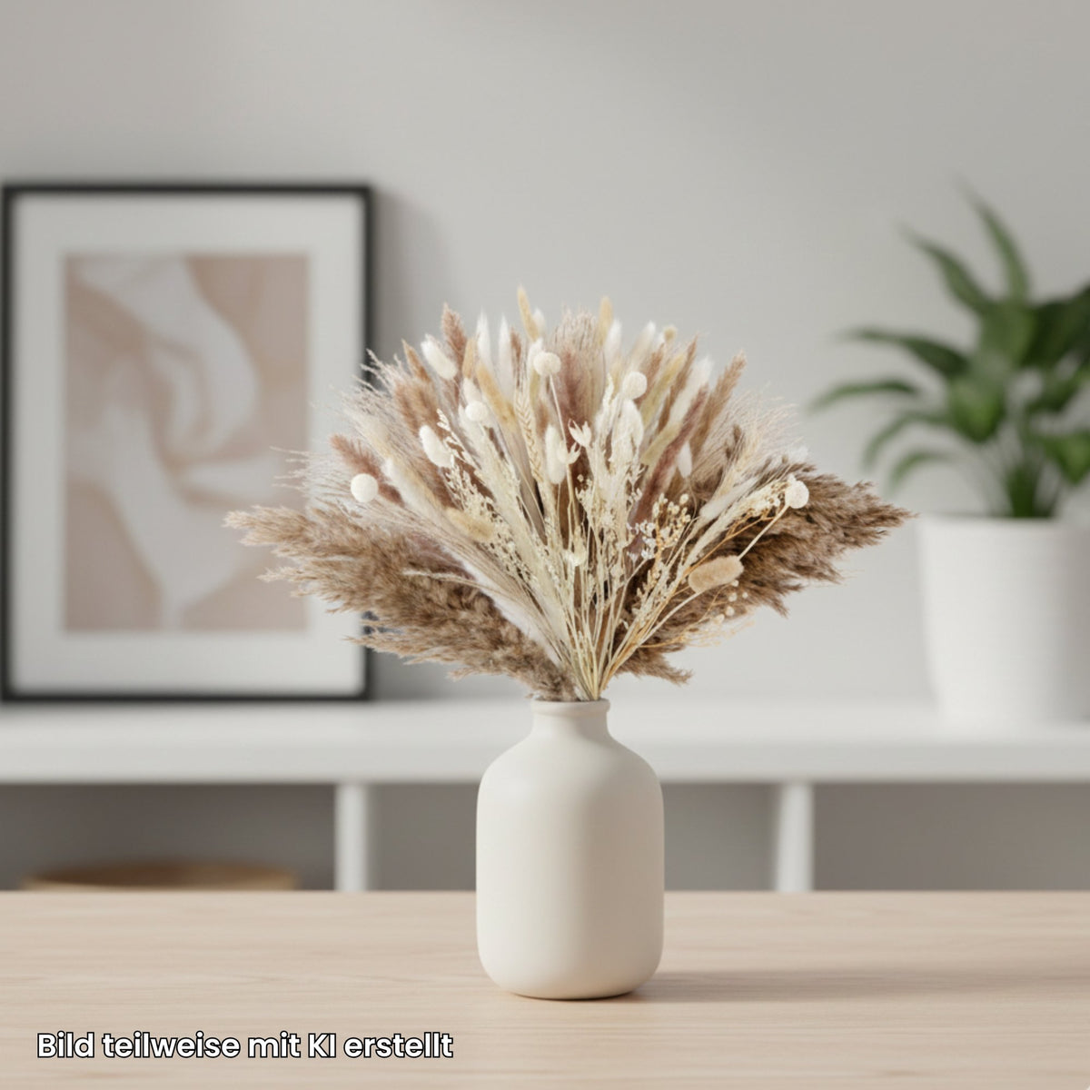 Trockenblumenstrauss Natur Weiss Pampasgras Bouquet